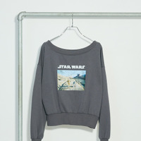 STAR WARS/オフショルスウェット　￥4,990