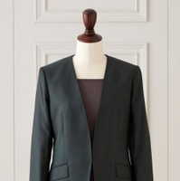 ノーカラー（ホック）ジャケット