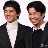 「豊臣兄弟！」会見に出席した池松壮亮、仲野太賀（C）モデルプレス