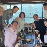 オンライン里親卒業式のようす