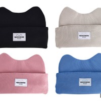 ノートにかぶせる猫耳ポーチ