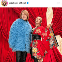 倖田來未、氷川きよしと仲良くパシャリ！『FNS歌謡祭』オフショに反響「大好きなコンビ」「眩しいです」