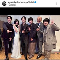 横浜流星、最終回の『べらぼう』キャスト陣とパシャリ！万感の思い明かす「最後まで蔦重の生き様を…」