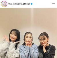 石川梨華、飯田圭織＆保田圭との元モー娘。3SHOTに反響「素敵なママさん達」「みんなお綺麗」