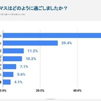 受験生の時、クリスマスはどのように過ごしたか