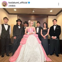 倖田來未、ピンク×ホワイトの華やかドレスSHOTにファンうっとり「可愛すぎてたまらん」「神ビジュ」