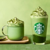 （右から）玉露抹茶 フラペチーノ、玉露抹茶 ラテ※画像はすべてイメージ／提供画像