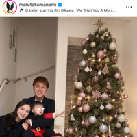 丸高愛実、夫・柿谷曜一朗＆3人の子供とパシャリ！クリスマスSHOT披露「喜ぶ姿が見られて幸せ」