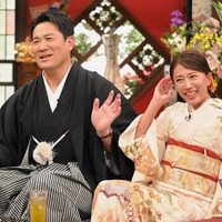 田中将大、里田まい（C）カンテレ・フジテレビ