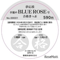 「夢応援・合格きっぷ」乗車券イメージ