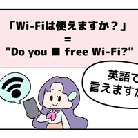 英語で「Wi-Fiは使えますか？」はなんて言う？【マンガで読む英会話】