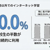 学校や塾以外でのインターネット学習
