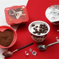 ハートティラミス、クリーミーヨーグルトボール（提供写真）