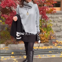 一枚で華やか！大胆なハイネックトップスは、時短とオシャレを両立する大人オシャレの神アイテム【40代の毎日コーデ】