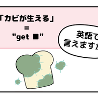 英語で「カビが生える」はなんて言う？【マンガで英会話】