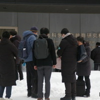 北海道大学試験場（札幌キャンパス）2026年1月17日 共通テスト1日目のようす