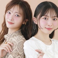 櫻坂46田村保乃＆森田ひかる、透明感たっぷりの春待ちメイクを披露！“大人かわいい”魅力が全開