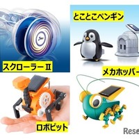 ロボット作り教室（初級編・中級編）で組み立てるロボット
