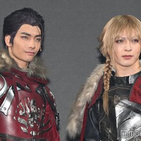 「FINAL FANTASY BRAVE EXVIUS 幻影戦争 THE STAGE 」囲み取材に出席した武藤潤、吉田仁人（C）モデルプレス