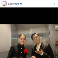 高石あかり、吉沢亮とパシャリ！エランドール授賞式オフSHOT公開「背中を追いかけ頑張ります！」