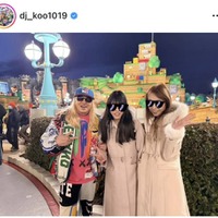 DJ KOO、家族でユニバ満喫！休日の親子3SHOT公開「僕を発見してくれる人も多くてw」
