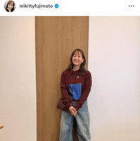 藤本美貴、カジュアルな私服SHOTに反響「可愛い！」「めっちゃ似合ってます」