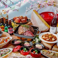 桜・グランピングブッフェ（提供写真）