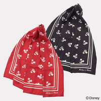 ミッキーマウス&ミニーマウス／スカーフ　￥2,990（税込）