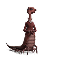 ハードスクラブル学長(声:一柳みる)『モンスターズ・ユニバーシティ』© 2013 Disney Enterprises, Inc. / Pixar