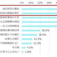 日本の医療の未来について、課題に思うことは何ですか