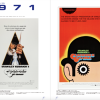 『時計じかけのオレンジ』（1971）／「SF映画ポスター・コレクション ’60s - ’80s」