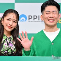 「PPIH 新業態（食品強化型ドンキ）戦略発表会」に出席した近藤千尋、太田博久（C）モデルプレス