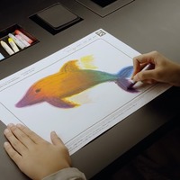 チームラボ「スケッチ環世界」 (c)チームラボ