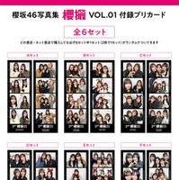 櫻坂46写真集 櫻撮 VOL.01付録プリカード（提供写真）