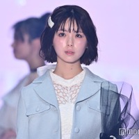 乃木坂46筒井あやめ、ガーリコーデで魅力輝く レースワンピが可愛い【TGC2026 S/S】