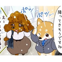 麗しのプードル先輩と一緒に外回り！だけど、雨が降ったあとの彼女は、まるで別人で…？【がんばれ！しばりーまん #７】