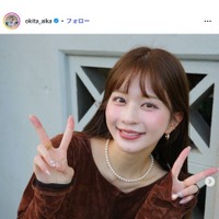 沖田愛加アナ、プリーツミニスカコーデ披露「脚が綺麗で長くて羨ましい」「上品で可愛い」の声