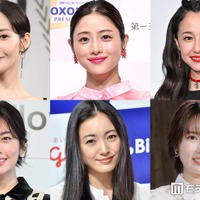 （上段左から時計回り）パク・ミニョン、石原さとみ、沢尻エリカ、志田未来、仲間由紀恵、小芝風花（C）モデルプレス
