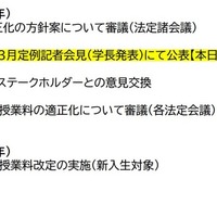 今後のスケジュール案