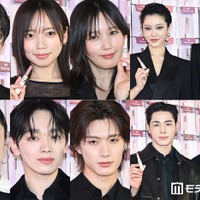 （上段左上より時計回り）岩瀬洋志、齊藤京子、本田翼、XG CHISA・ HARVEY、NEXZ HARU・SO GEON、山中柔太朗、宮世琉弥、シシド・カフカ（C）モデルプレス