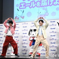M!LK曽野舜太＆吉田仁人、サンリオキャラたちと「爆裂愛してる」キュート＆キレキレ披露