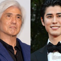 寛一郎、父・佐藤浩市とのモノクロ親子ショット公開「最強の遺伝子」「映画のワンシーンみたい」