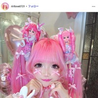 “小学生姫ギャル”りりぴ「りりぴんくに変身しちゃったよっ」ド派手新ヘアに反響相次ぐ「可愛すぎる」「サラサラストレートも好き」