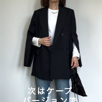 きれいめジャケットのデニム合わせが今っぽい。オンでもオフでも映える春の着こなし【40代の毎日コーデ】