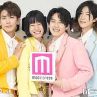 モデルプレスの取材に応じたじん、おヨネ、ケンケン、サカイJr.／モナキ（C）モデルプレス