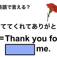 英語で「育ててくれてありがとう」は何て言う？