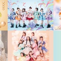 （上段左から）FRUITS ZIPPER、CANDY TUNE、SWEET STEADY（下段左から）CUTIE STREET、MORE STAR（提供写真）