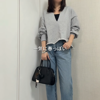 春夏デニムは決めた？足首が出る【GU】ストレートジーンズは、デイリーコーデに活躍しそう！【40代の毎日コーデ】