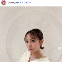 高橋みなみ「7回目の結婚記念日」夫婦ショット公開「2人ともおしゃれでお似合い」「体格差にキュン」と反響