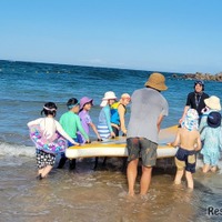 島の海遊び体験